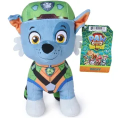 Paw Patrol La Película de Dinosaurios: Figura de peluche Rocky 17cm - Spin Master