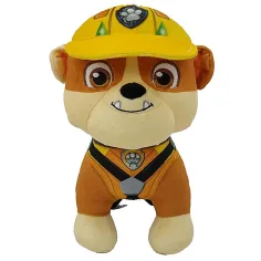 Paw Patrol La Película de Dinosaurios: Figura de peluche Rubble 17cm - Spin Master