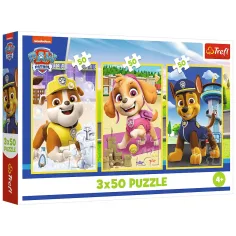 Paw Patrol nuestros cachorros puzzle 3x50pcs - Trefl