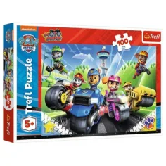 Paw Patrol: Puzzle de 100 piezas en moto - Trefl