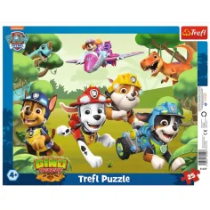 Paw Patrol rompecabezas con marco de 24 piezas - Trefl