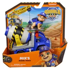 Paw Patrol Rubble & Crew: Camión Mezclador de Rubble - Spin Master