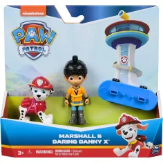 Paw Patrol: Set de cachorro Marshall y Daring Danny X - Spin Master