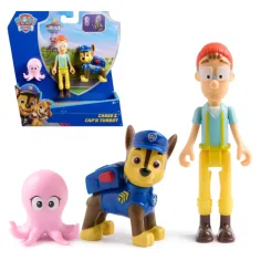 Paw Patrol: Set de figuras de Story Chase y Capitán Turbo - Spin Master