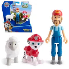 Paw Patrol: Set de figuras Story Marshall y Farmer Al - Spin Master