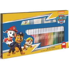 Paw Patrol set de sellos 36 piezas con rotulador - Multiprint