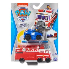 Paw Patrol: Ultimate Marshall camión de bomberos y coche de policía Chase - Spin Master