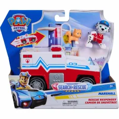 Paw Patrol: Vehículo de Marshall de Rescate y Búsqueda con figura - Spin Master