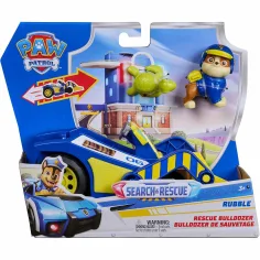 Paw Patrol: Vehículo de Rubble de Rescate y Salvamento con figura - Spin Master
