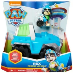 Paw Patrol: Vehículos básicos figura de perro Rex - Spin Master