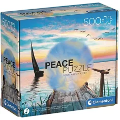 Peace Puzzle: Romántico viento puzzle de 500 piezas - Clementoni