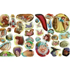 imagen de ¡Pega princesas! - Cuaderno de pegatinas de Blancanieves 3