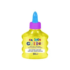 Pegamento líquido neón amarillo brillante 88ml - Carioca