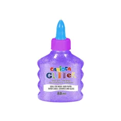 Pegamento líquido neón púrpura brillante 88ml - Carioca