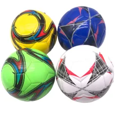 Pelota de fútbol de cuero sintético de 14 cm de diámetro en varias versiones