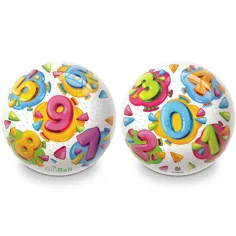 Pelota de goma BioBall numerada de colores 23cm