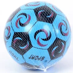 Pelota de goma con diseño de fútbol 23cm