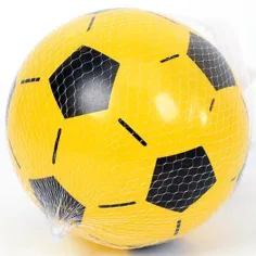 Pelota de goma con diseño de fútbol 23cm