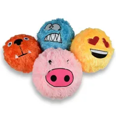 Pelota de peluche esponjosa y divertida en varias versiones de 23 cm