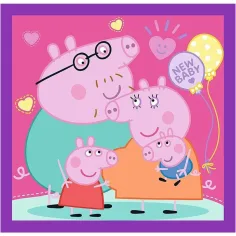imagen de Peppa cerdita 3 en 1 rompecabezas de 20-36-50 piezas - Trefl 2