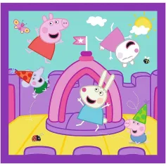 imagen de Peppa cerdita 3 en 1 rompecabezas de 20-36-50 piezas - Trefl 3