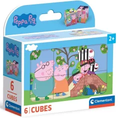 Peppa cerdita 6 piezas cubo de cuentos - Clementoni