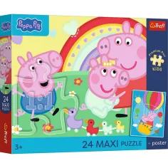 imagen de Peppa cerdita rompecabezas Maxi de 24 piezas - Trefl 1