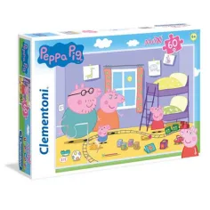 Peppa cerdita rompecabezas maxi de 60 piezas - Clementoni