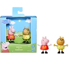 Peppa cerdita: Set de figuras de 2 piezas de Peppa cerdita y Pedro poni - Hasbro