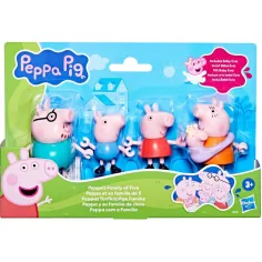 Peppa Cerdita: Set de figuras de la familia de cinco miembros de Peppa - Hasbro
