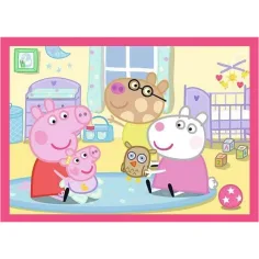 imagen de Peppa Pig - 4 en 1 rompecabezas de 12, 15, 20, 24 piezas - Trefl 2