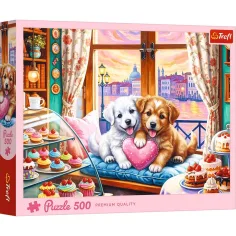Perrito Amor Puzzle de Calidad Premium de 500 piezas – Trefl