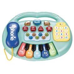 imagen de Piano eléctrico para bebés con luces y sonido, en dos versiones 1ud 3