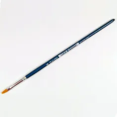 Pincel sintético plano de tamaño 6 de Italeri 1ud