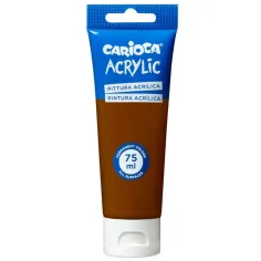 Pintura acrílica de 75 ml en color marrón - Carioca