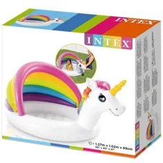 imagen de Piscina inflable para bebés con unicornio 127x102x69cm - Intex 3