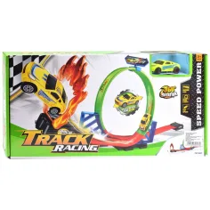 Pista de carreras Track Racing 360° con 1 cochecito