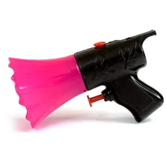 imagen de Pistola de agua 2 en 1 y silbato en color negro-rosa 2