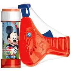Pistola de burbujas de Mickey Mouse 60ml con recarga de regalo