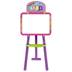 imagen de Pizarra de dibujo reversible 3 en 1 en color rosa 37x99cm 2