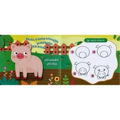imagen de Pizarra magnética - Dibuja divertidos animales de granja 3