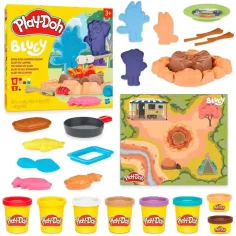 Play-Doh: Bluey se va de camping, set de juego - Hasbro