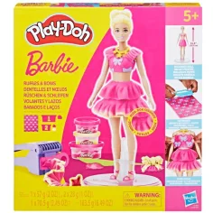 Play-Doh: Conjuntos de arcilla de Barbie con volantes y lazos - Hasbro