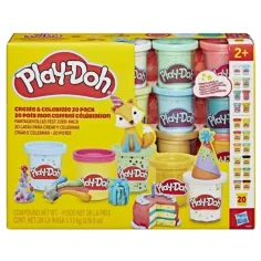 Play-Doh: Crea y Celebra set de plastilina de 20 piezas - Hasbro