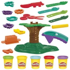 imagen de Play-Doh: Creaciones en la copa de los árboles set de plastilina 5 unidades con tarros y otros accesorios - Hasbro 3