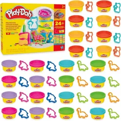 imagen de Play-Doh: Pack de juego de fiesta con 24 botes de plastilina y accesorios - Hasbro 2