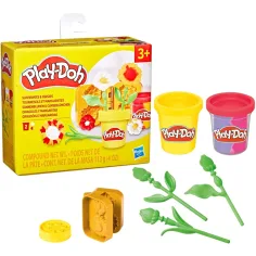 imagen de Play-Doh: Pequeñas flores - Set de plastilina de girasol y margarita - Hasbro 2