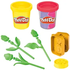 imagen de Play-Doh: Pequeñas flores - Set de plastilina de girasol y margarita - Hasbro 3