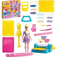 imagen de Play-Doh: Set de estudio de patrones de diseño de ropa de Barbie - Hasbro 2