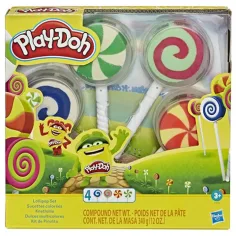 Play-Doh: Set de plastilina de piruleta de 4 piezas - Hasbro